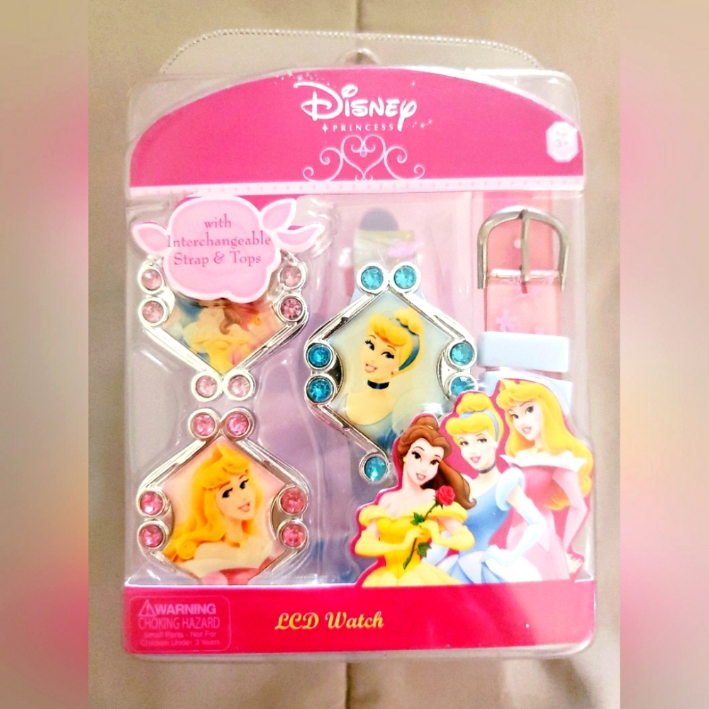 Disney Princess LCD Watch/Interchangeable Strap Tops